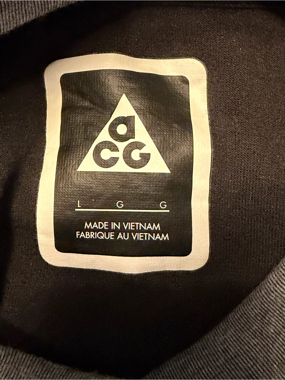 NikeLab ACG Tech Fleece Funnel Carbon Heather 816734-091 Men's Sweatshirt Large - Picture 8 of 16